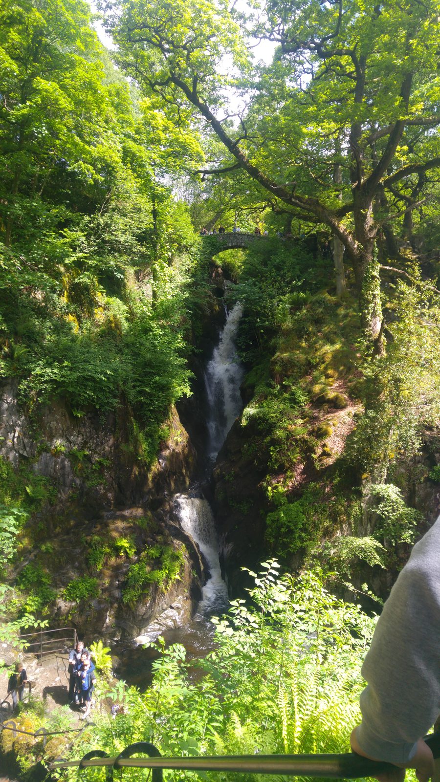Aira Force waterfall from the gorge path