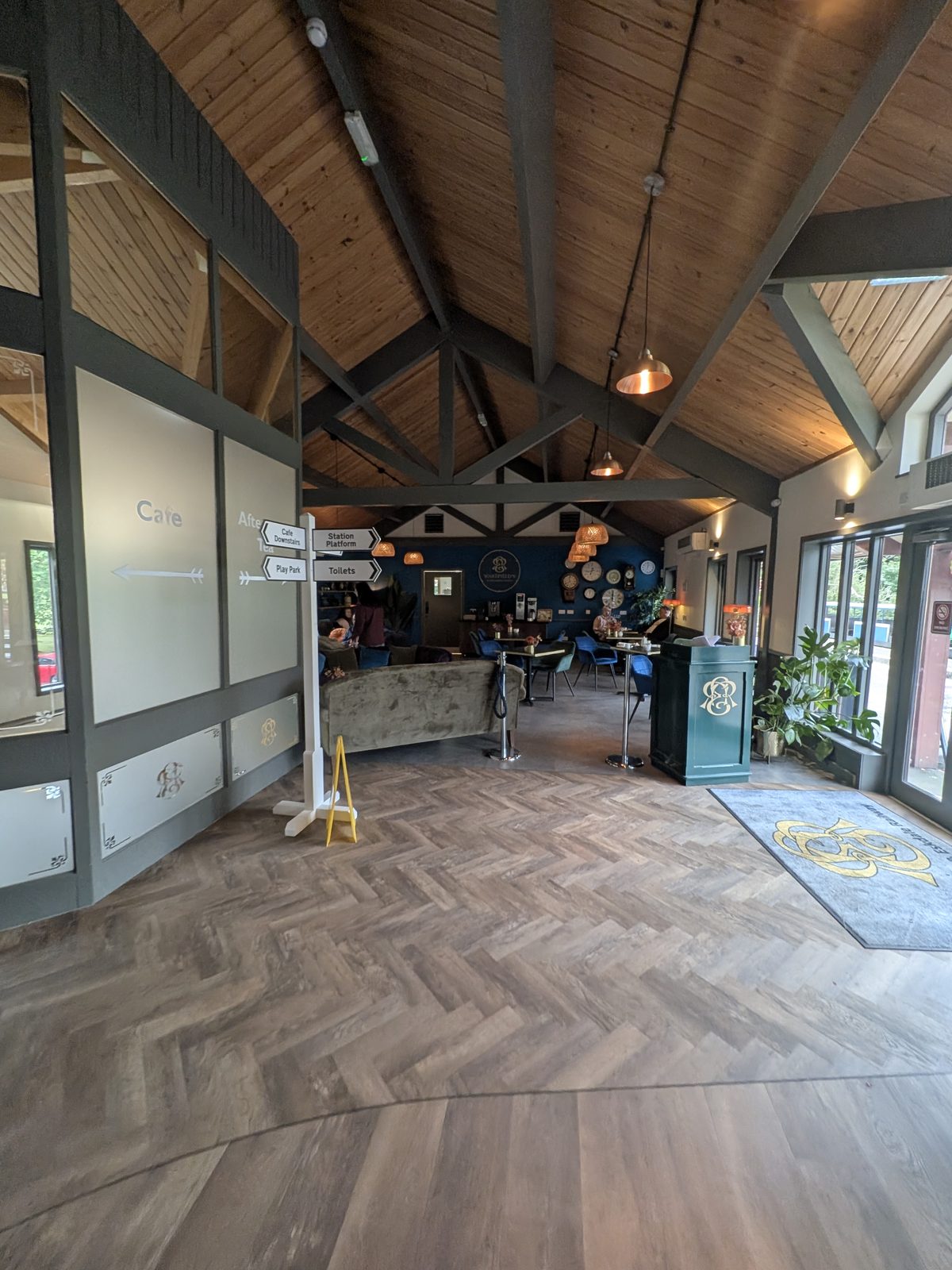 Inside the café at Dalegarth for Boot station, Eskdale
