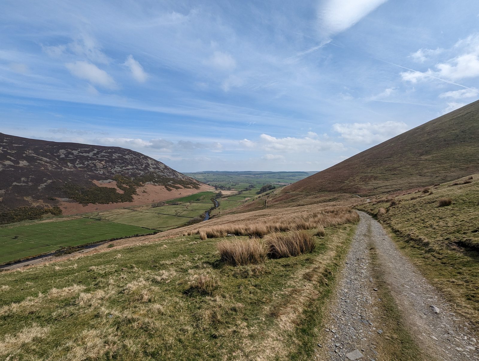 The path up Bowscale Fell, northern Lake District