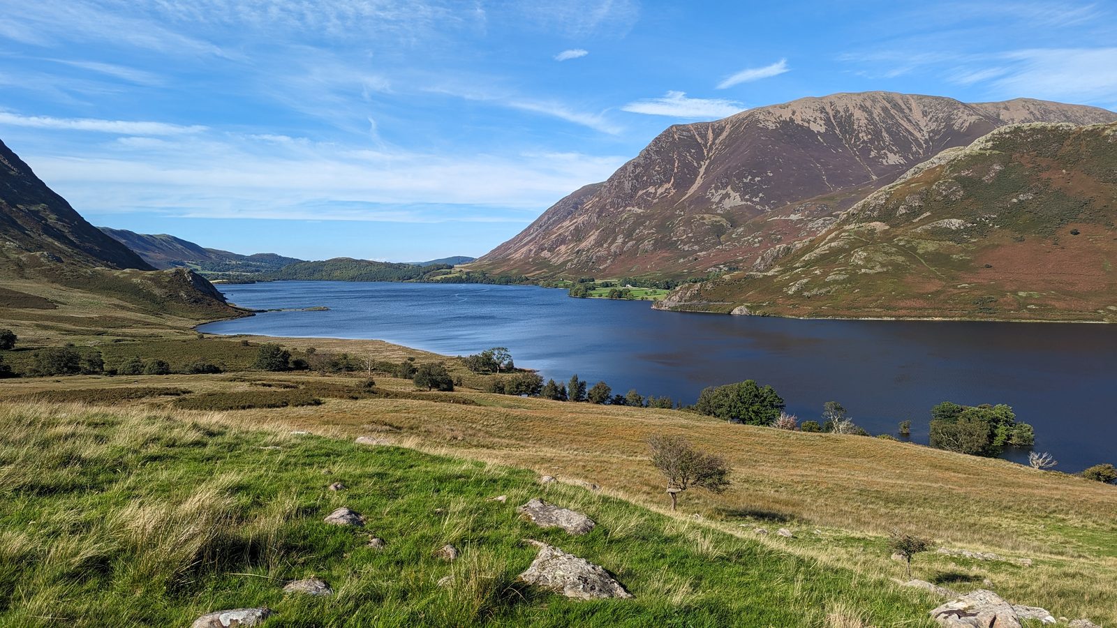 A waterfall in the Buttermere valley, Lake District