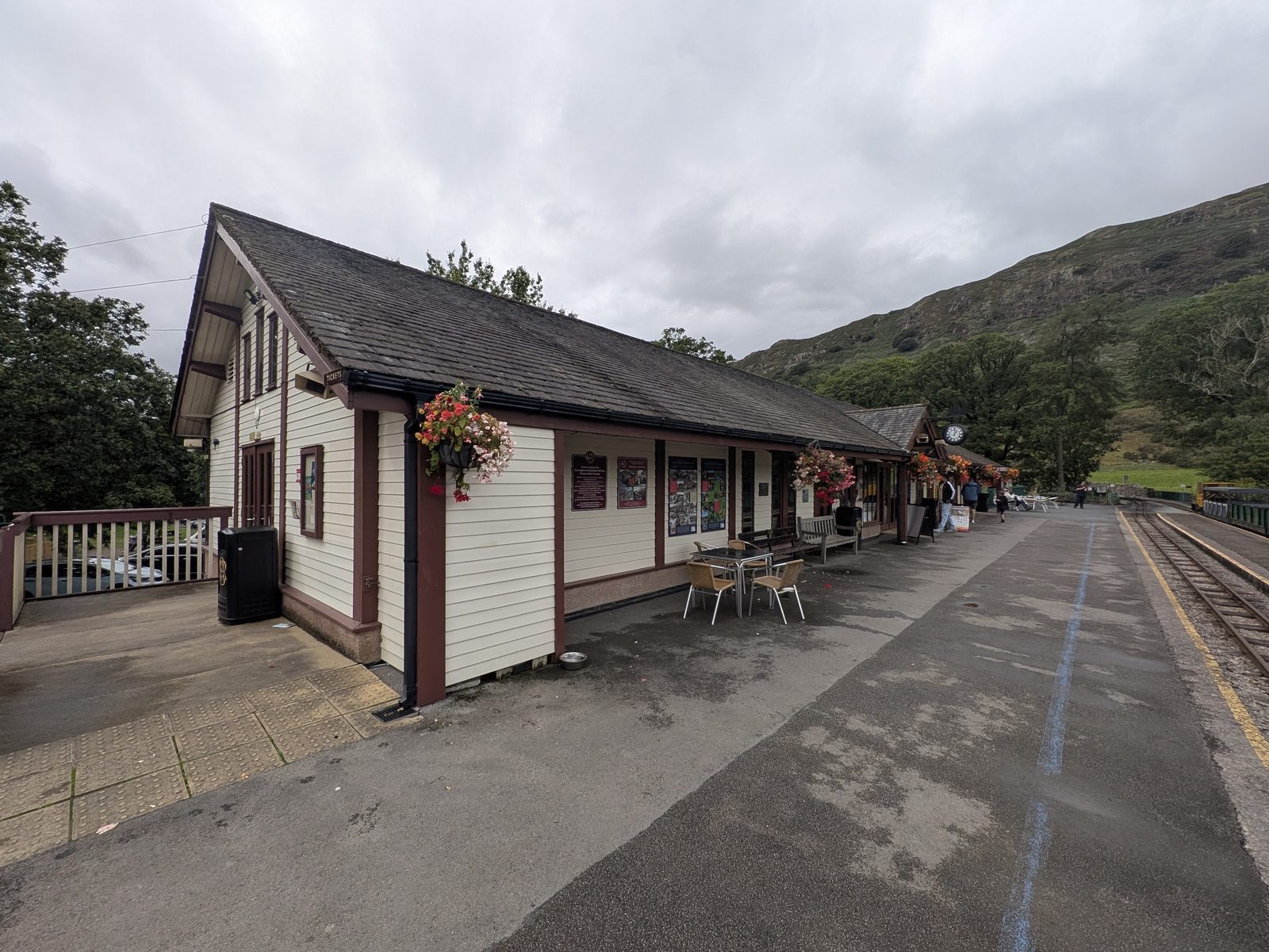 Dalegarth for Boot station, the terminus of the Ravenglass and Eskdale Railway, Eskdale