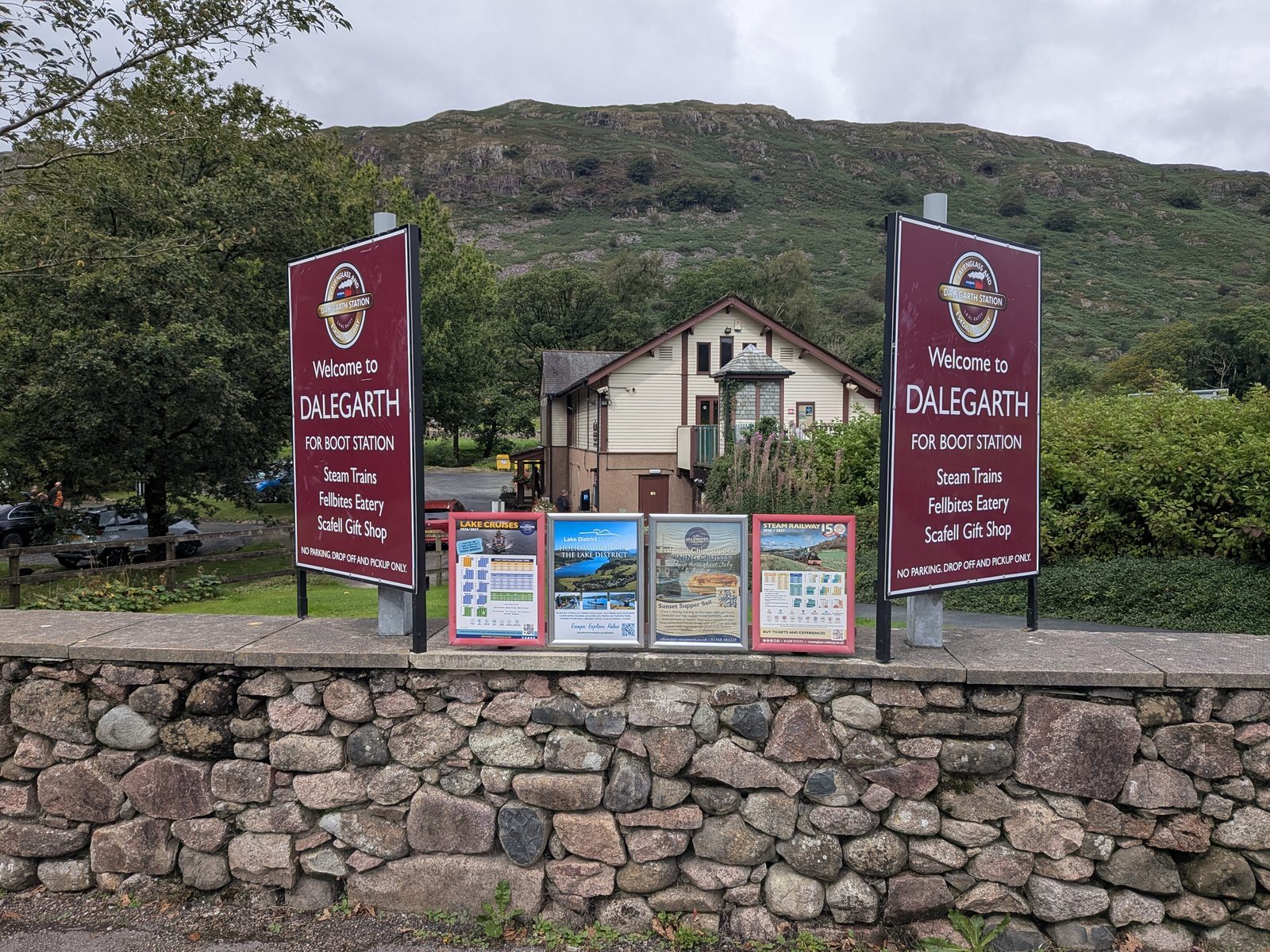 Dalegarth for Boot station on the Ravenglass and Eskdale Railway, Eskdale