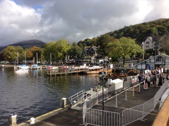 Electric self-drive boat on Windermere