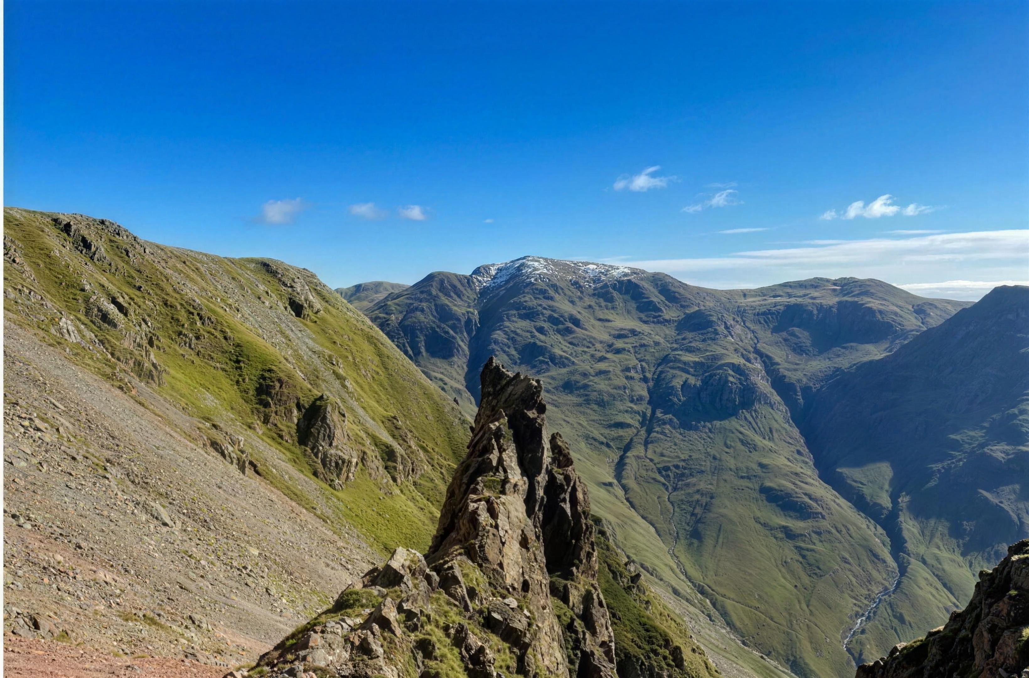 Great Gable's steep rocky flank