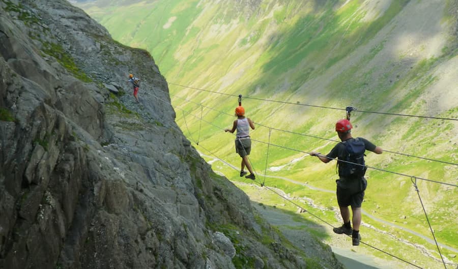 Via Ferrata at Honister Slate Mine