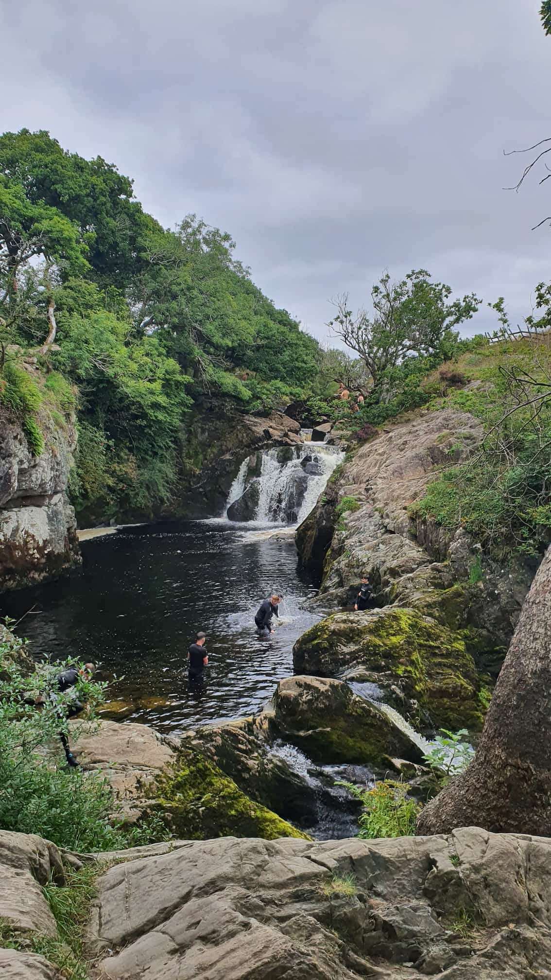 Beezley Falls on the River Doe, Ingleton Waterfalls Trail, Yorkshire Dales