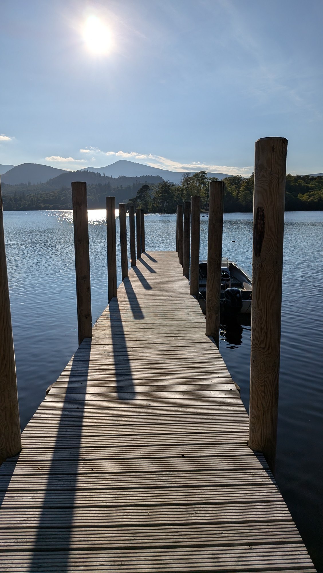 Derwentwater looking towards Borrowdale, from the Keswick shore