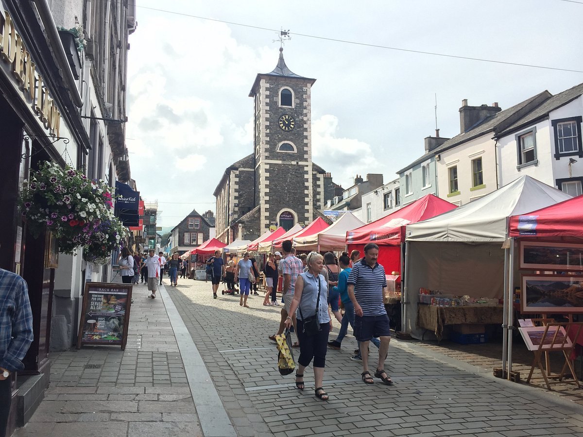 Keswick market in Market Square