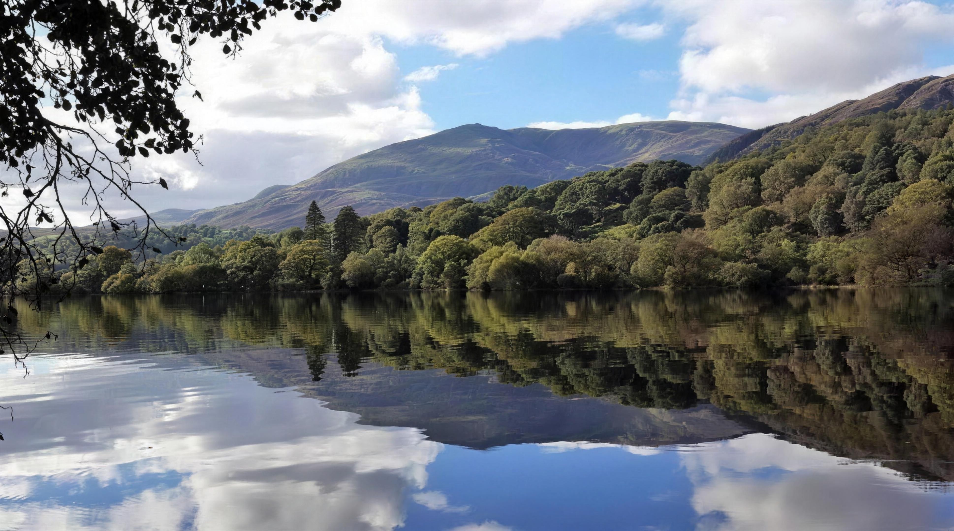 The lakeshore path along Coniston Water, Coniston, Lake District