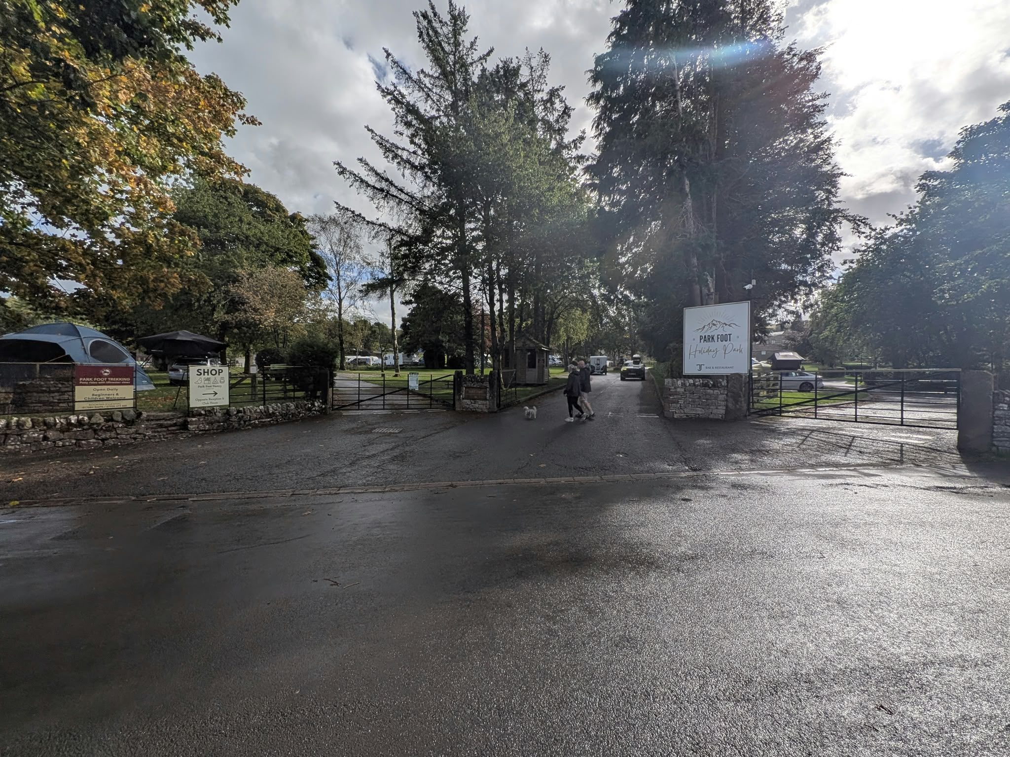 The entrance to Park Foot near Pooley Bridge