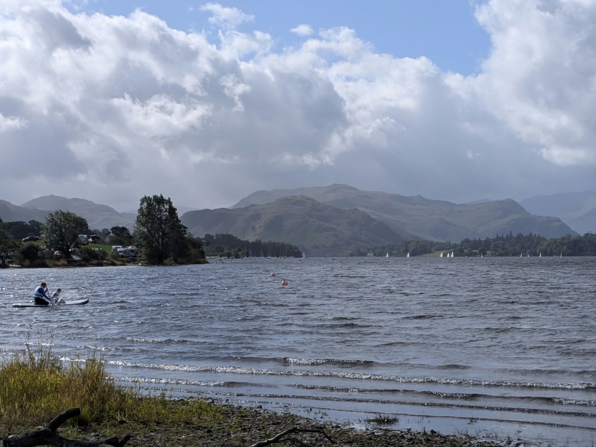 Ullswater and the fells from the shore path near Pooley Bridge