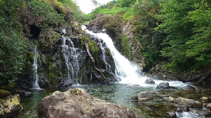 Ritson's Force waterfall near Wasdale Head Inn, Lake District
