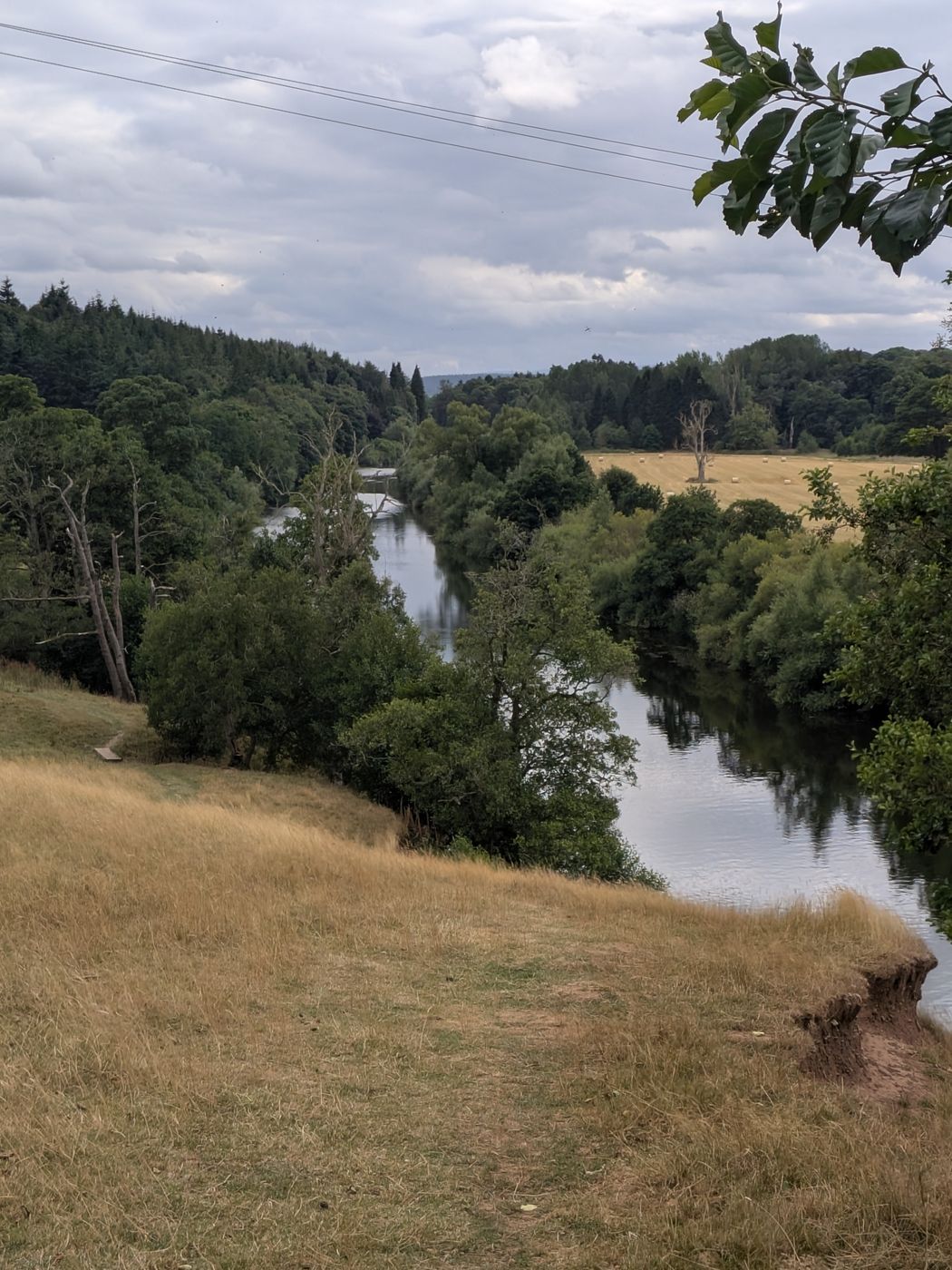 The River Eden seen from the path to Lacy's Caves, near Kirkoswald
