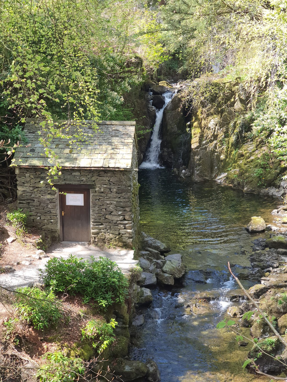 The gardens at Rydal Hall, near Ambleside