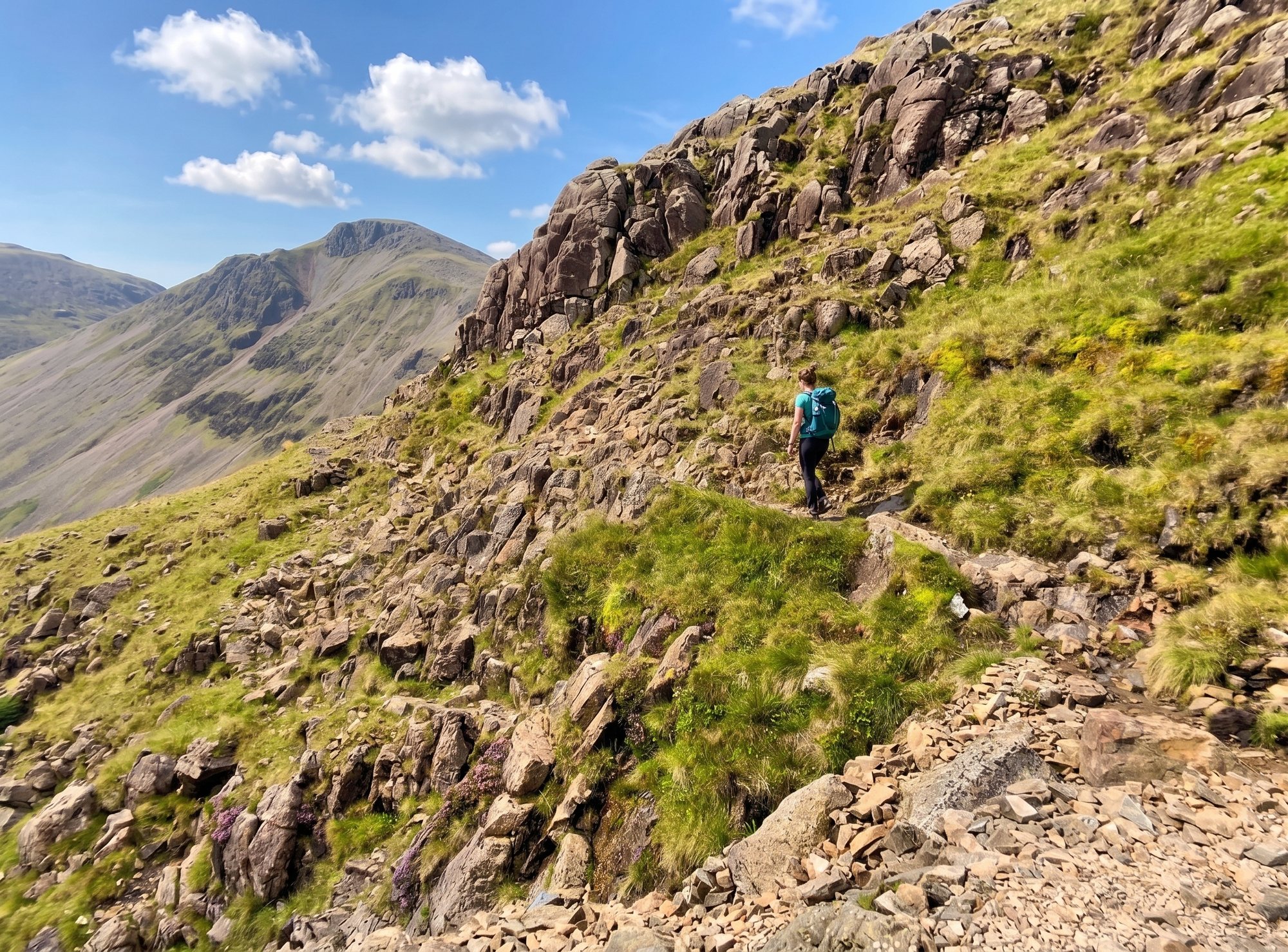 Scafell Pike Corridor Route in the Lake District