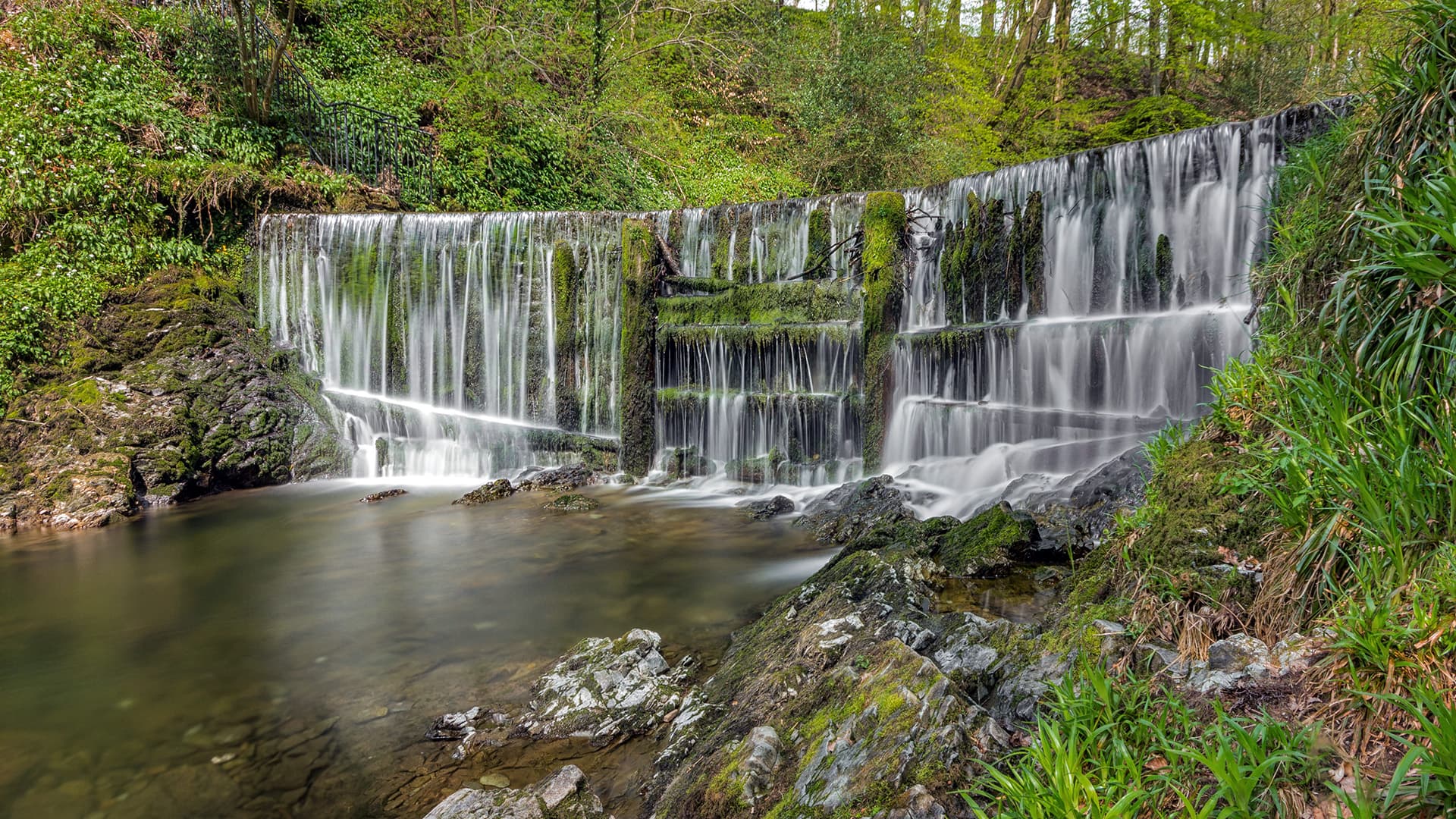 Stock Ghyll Force waterfall, Ambleside