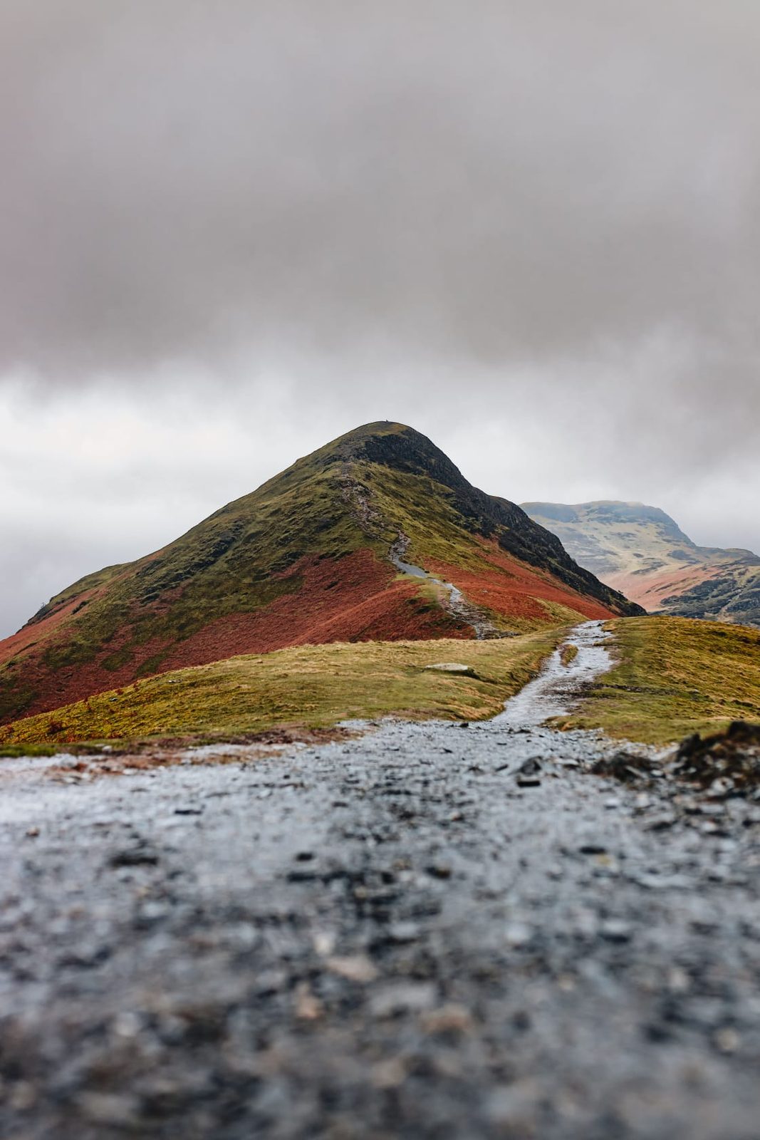 Striding Edge on Helvellyn, above Glenridding