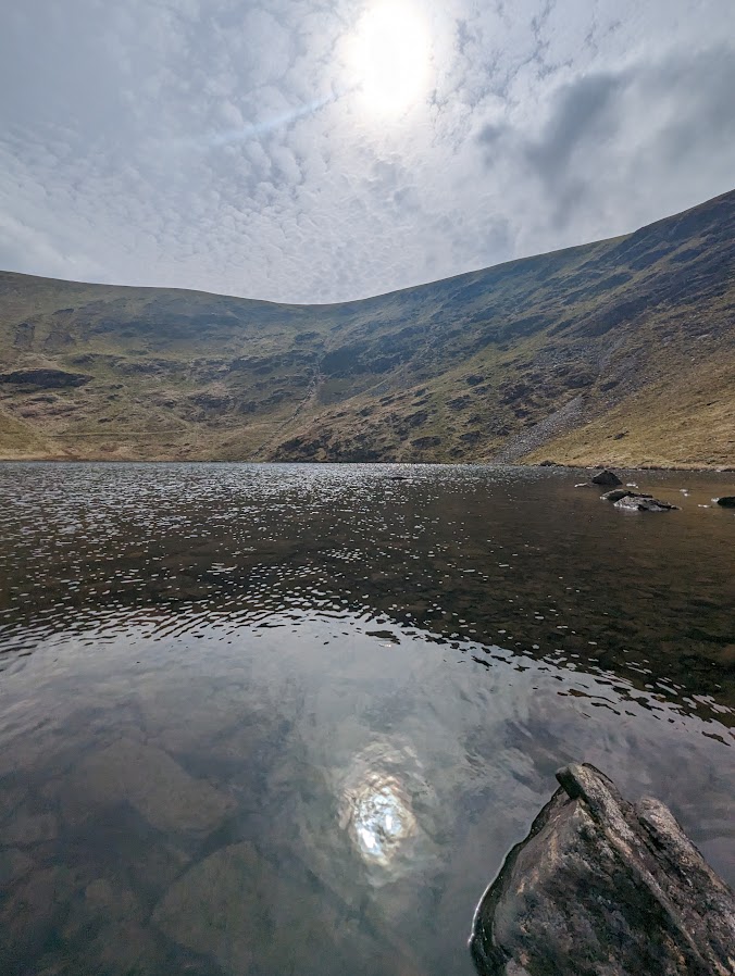A tarn in the fells near Coniston, Lake District
