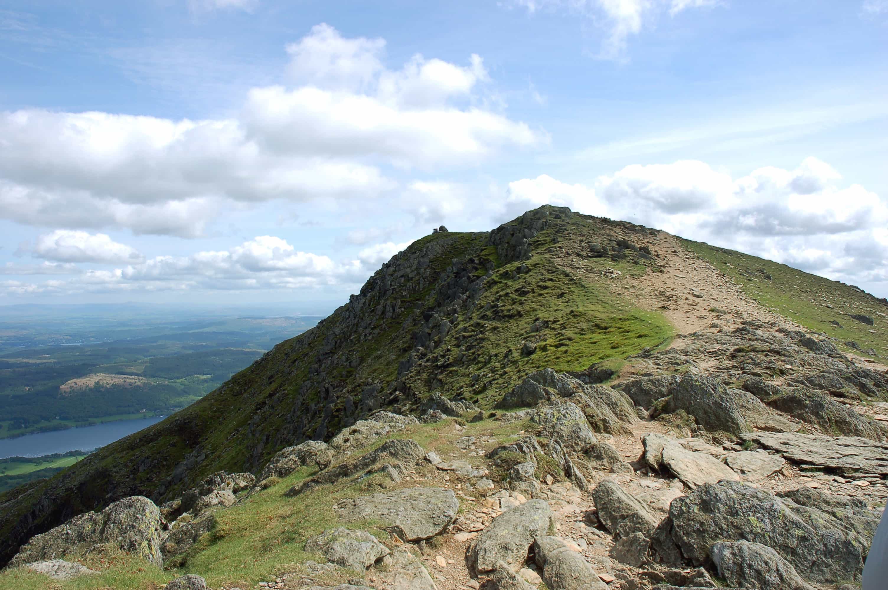 The Old Man of Coniston above Coniston village, Lake District