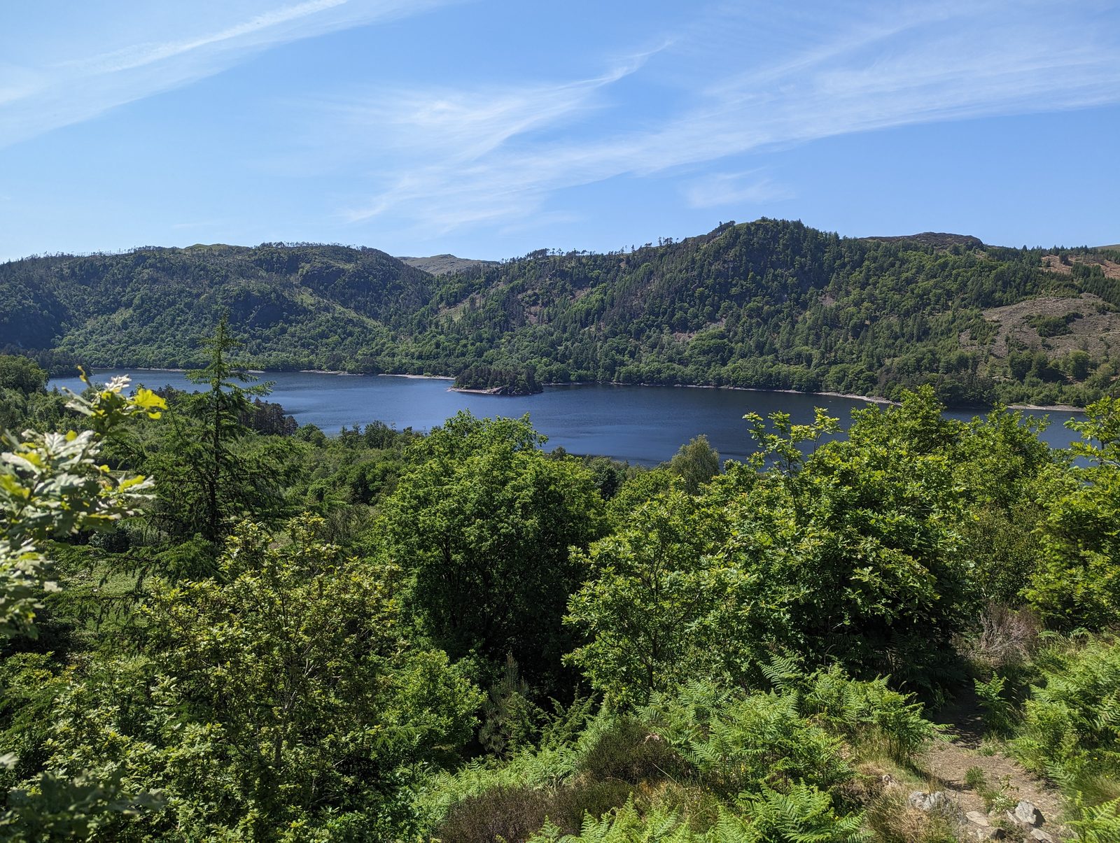 Walking beside Thirlmere, south of Keswick