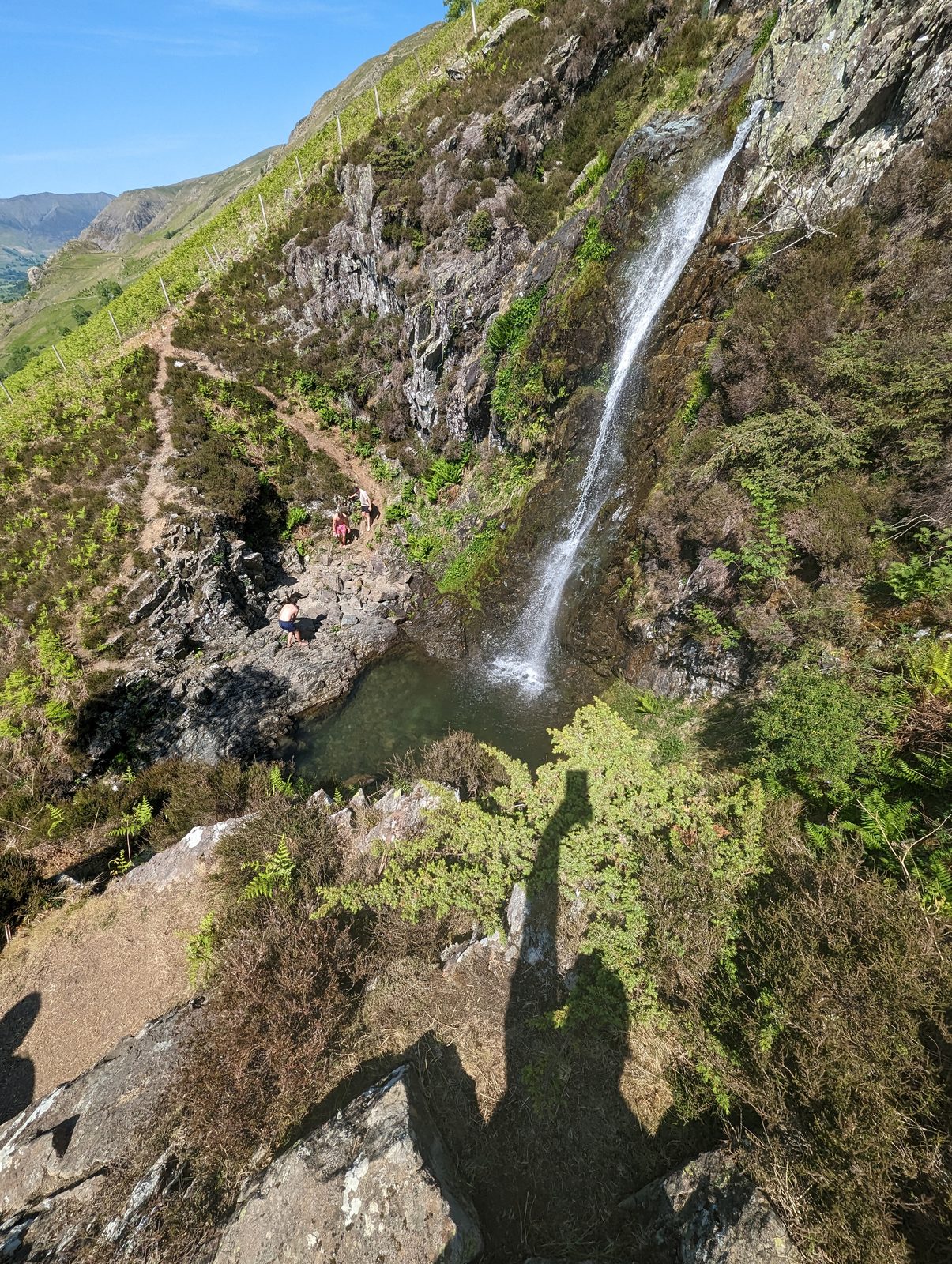 Waterfall at Thirlmere, Lake District