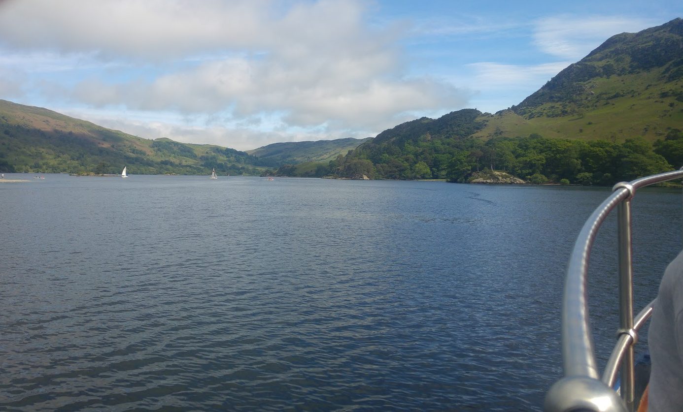 An Ullswater Steamer out on the lake