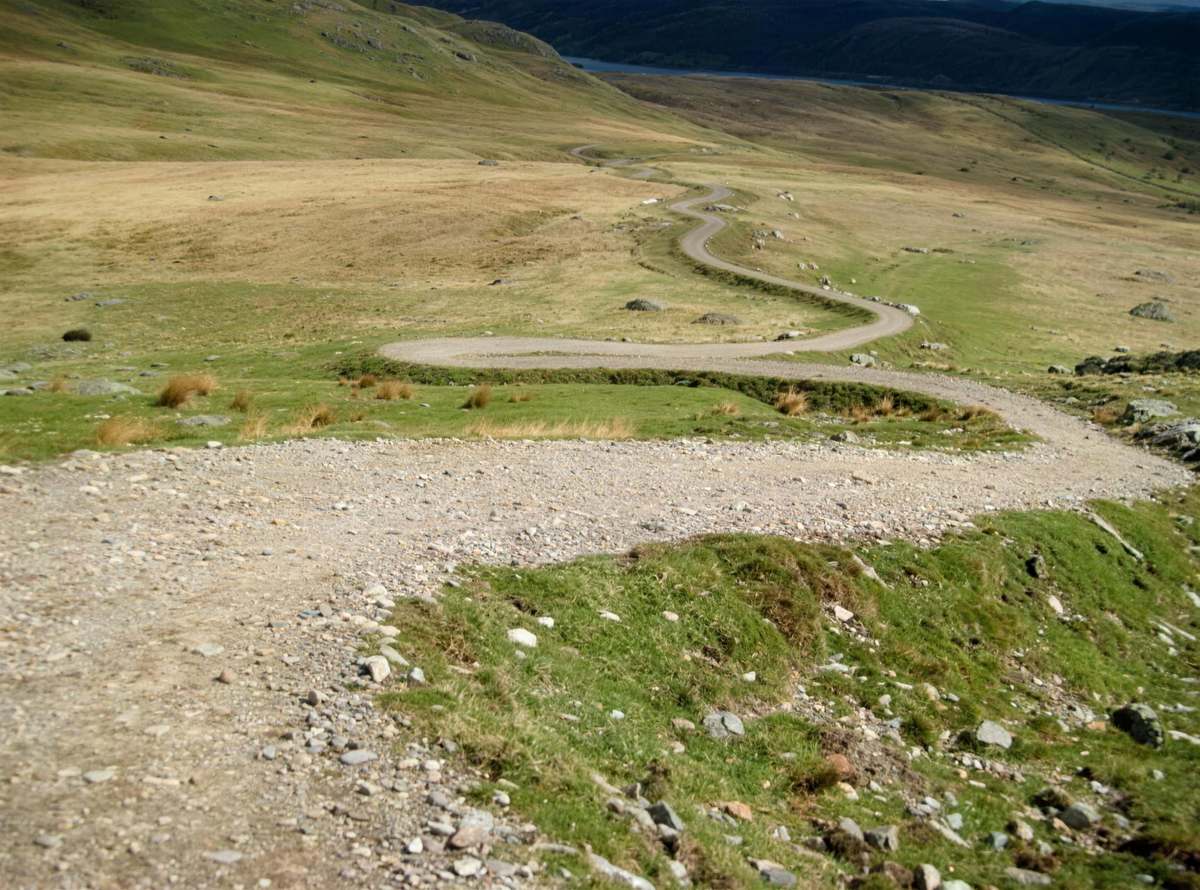 The Walna Scar Road near Coniston, Lake District