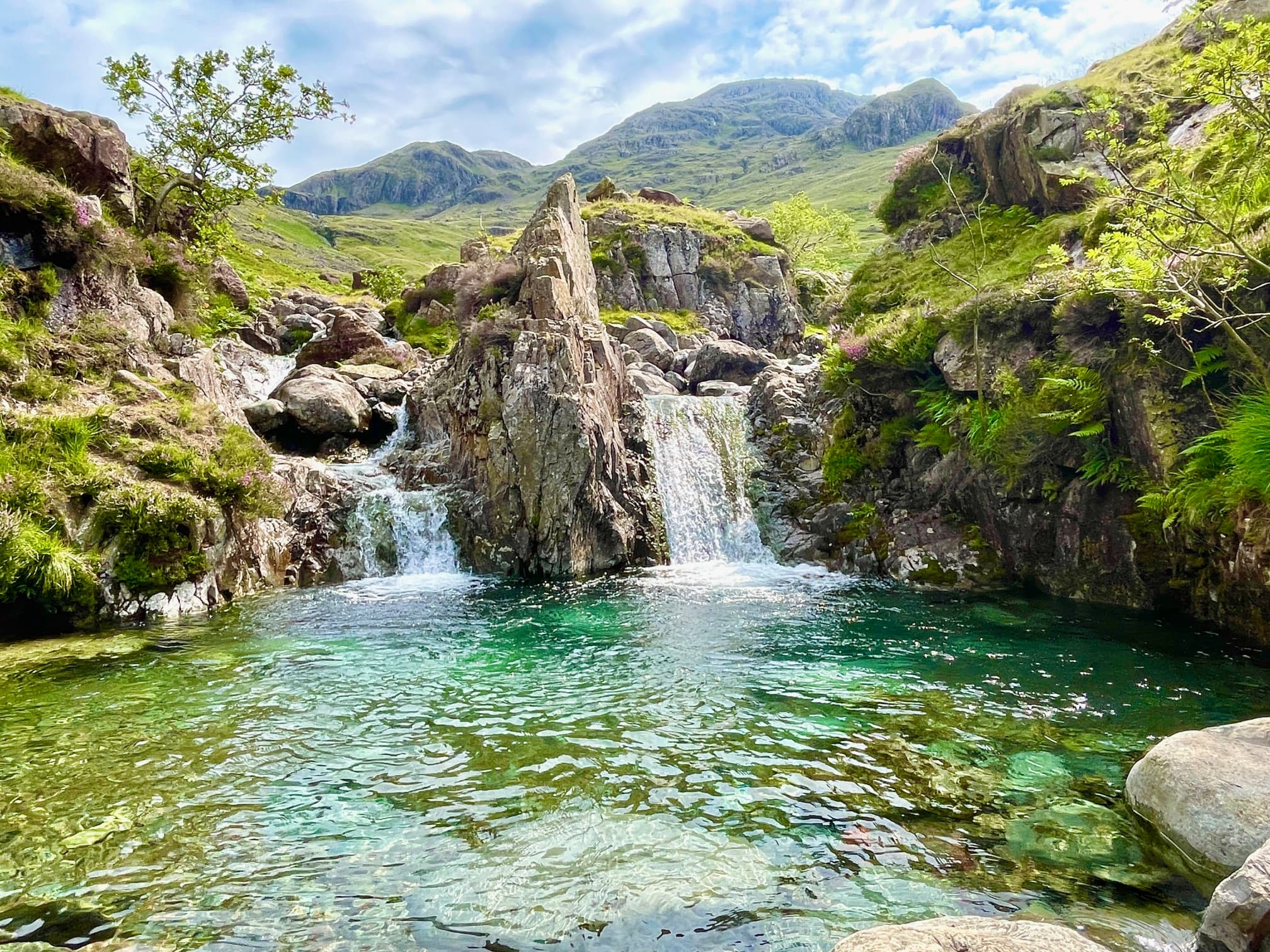 Wastwater lake with the Wasdale screes and Scafell Pike, Lake District